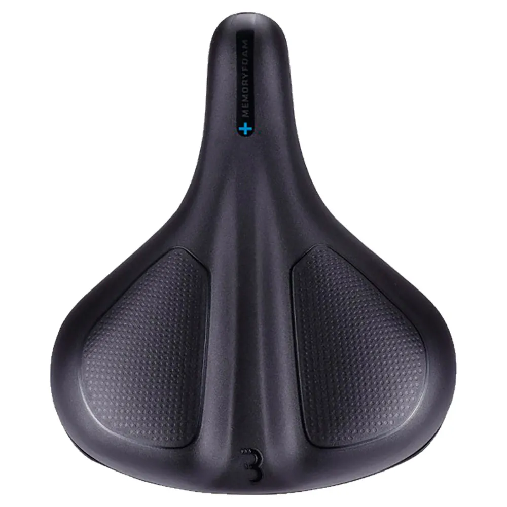 BBB Comfortplus Upright Cykelsadel, Black, 220mm