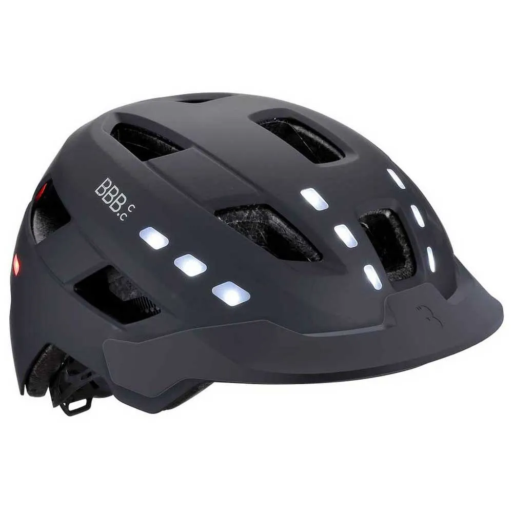 BBB District Led Stadshjälm, Matt Black BBB District Led Stadshjälm, Matt Black
