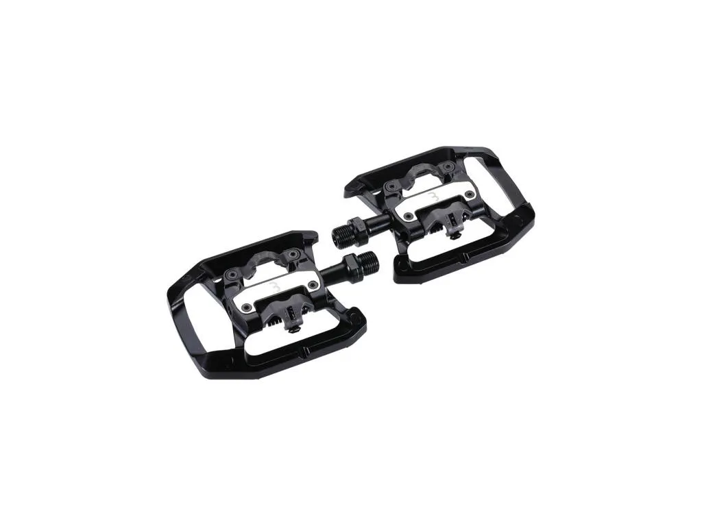 BBB Dualchoice platformspedal&SPD klick-pedal, Svart BBB Dualchoice platformspedal&SPD klick-pedal, Svart