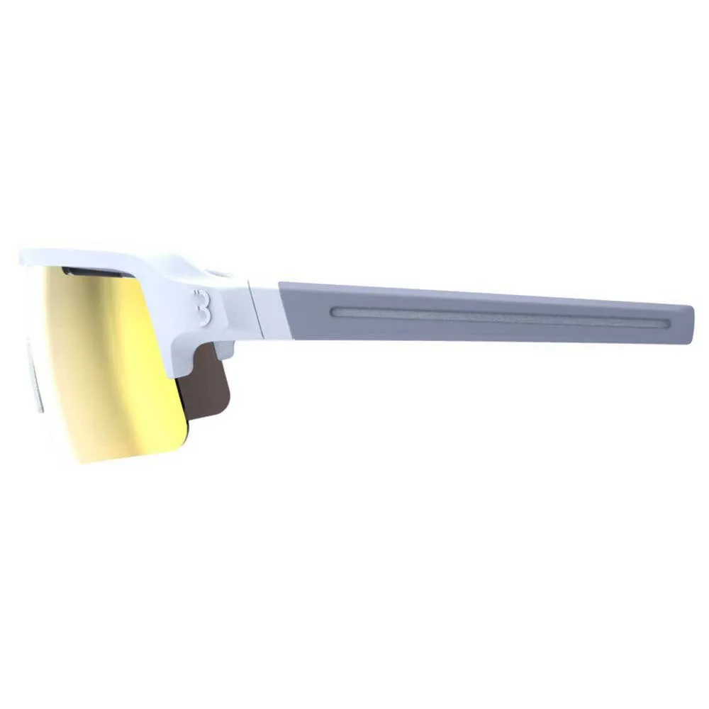 BBB Fuse Pc Mlc Orange Solglasögon, Matte white, Smoke/CAT3 + Yellow/CAT1 + Clear/CAT0
