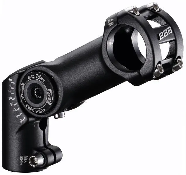 BBB HighFix styrstam 120 mm 31,8 mm 1 1/8", Svart BBB HighFix styrstam 120 mm 31,8 mm 1 1/8", Svart