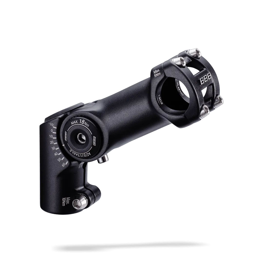 BBB HighFix styrstam 80 mm 25,4 mm 1 1/8", Svart BBB HighFix styrstam 80 mm 25,4 mm 1 1/8", Svart