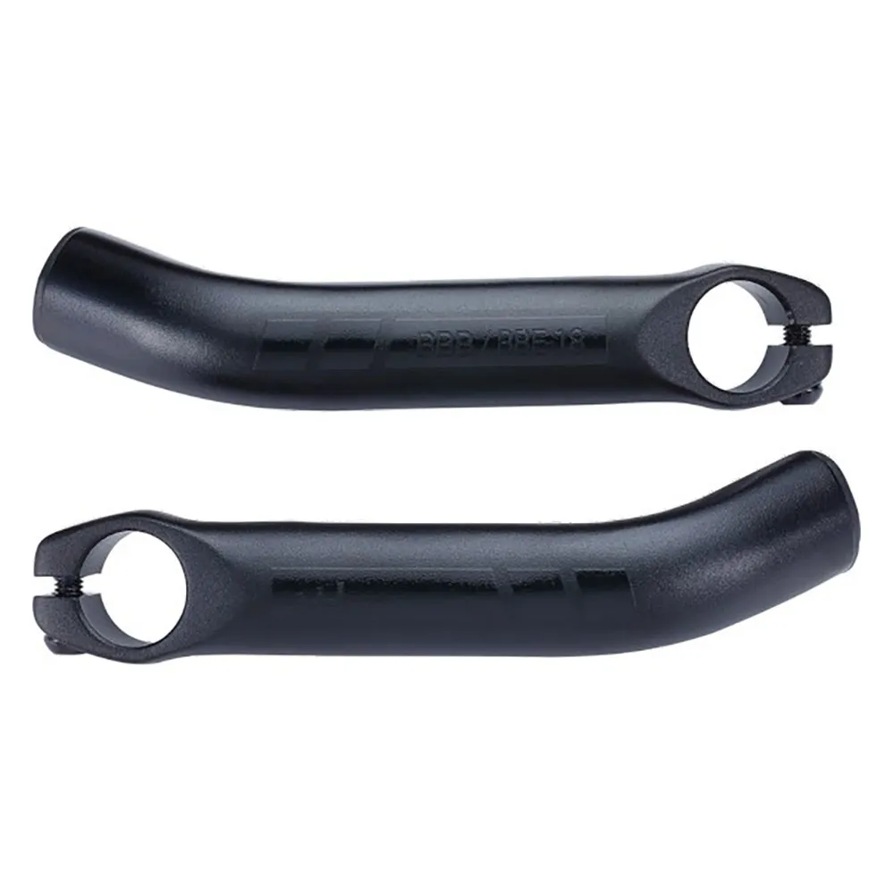 BBB Lightcurved Styreändar, Black, One Size