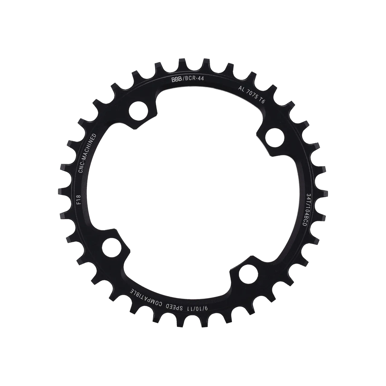 BBB MTBGear drev N/W 1x9/10/11ø 104mm 36 tänder