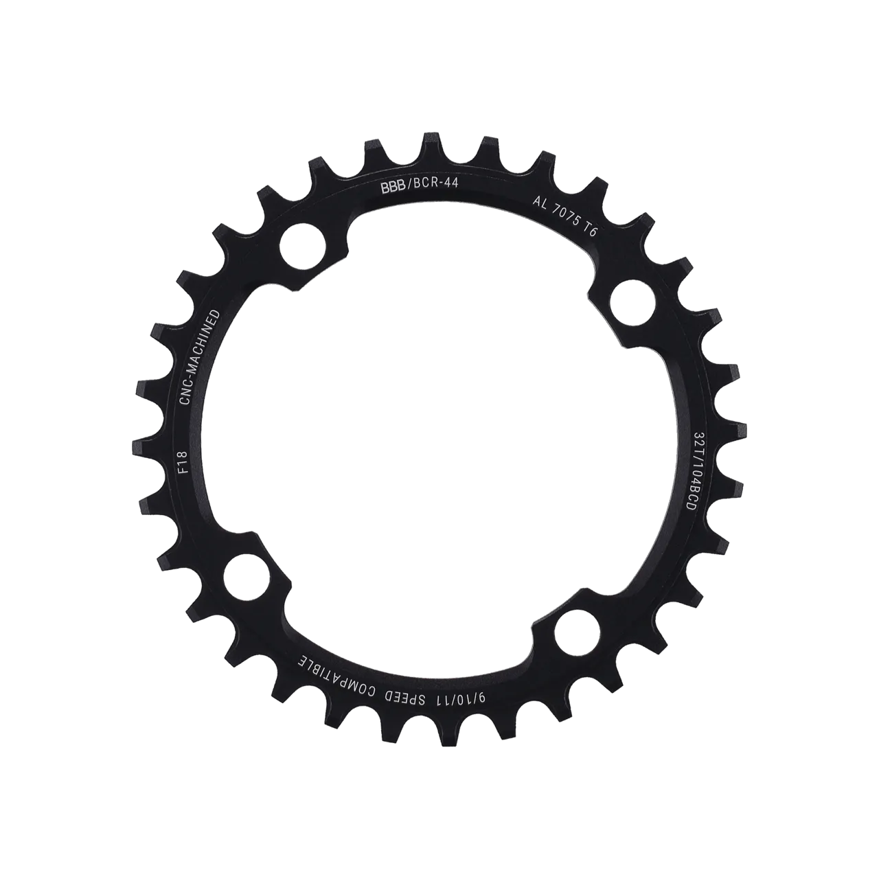 BBB MTBGear drev N/W 1x9/ 10/ 11ø104mm 30 kuggar BBB MTBGear drev N/W 1x9/ 10/ 11ø104mm 30 kuggar