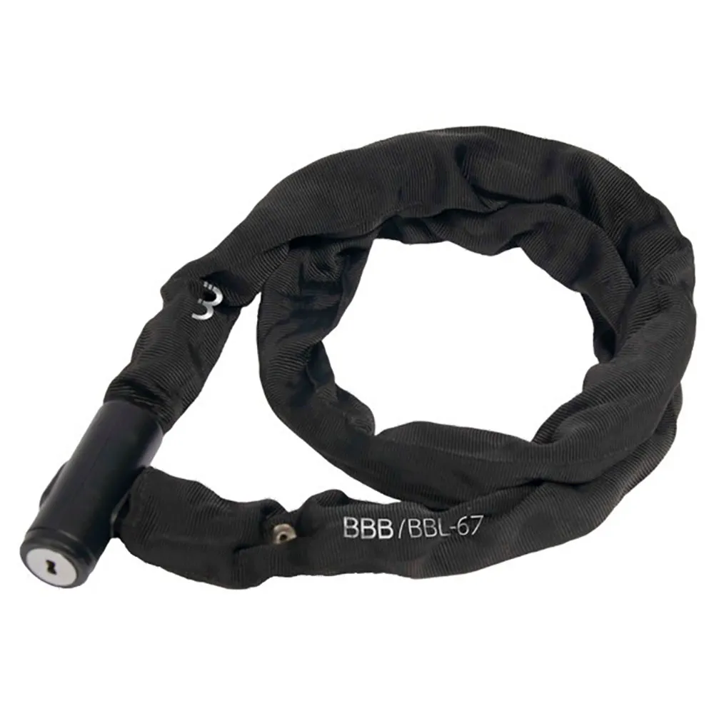 BBB Quickchain Kabellås, Black, 4.5 x 1000mm