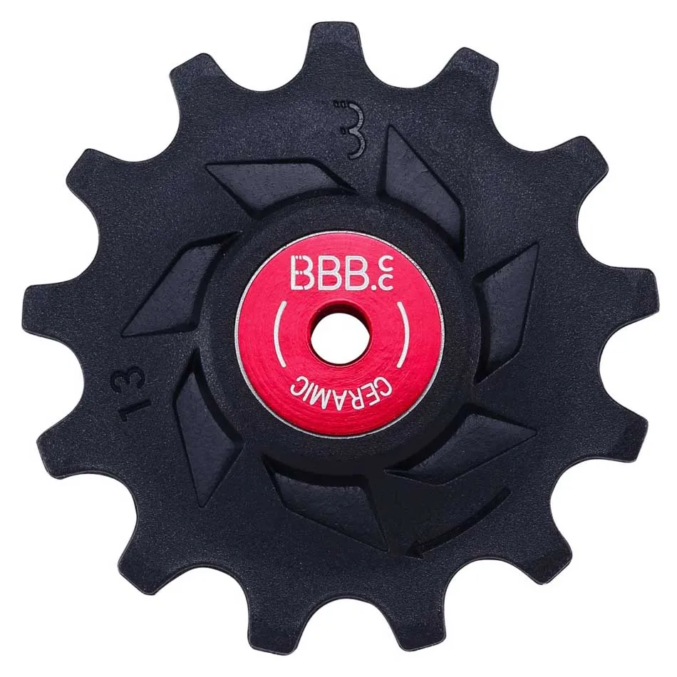 BBB Rollerboys Ceramic Shimano Grx Trisshjulssats För Cykel, Black / red, 11-13t