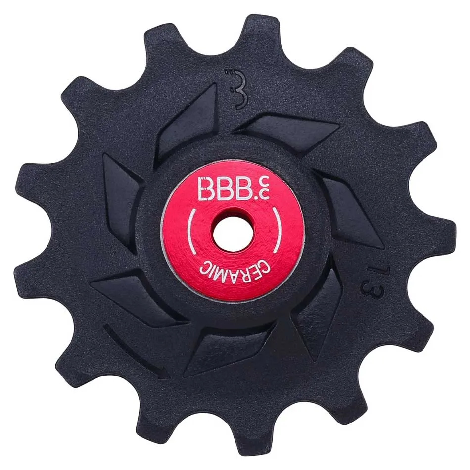 BBB Rollerboys Ceramic Shimano Mtb Trisshjulssats För Cykel, Black / red, 13-13t