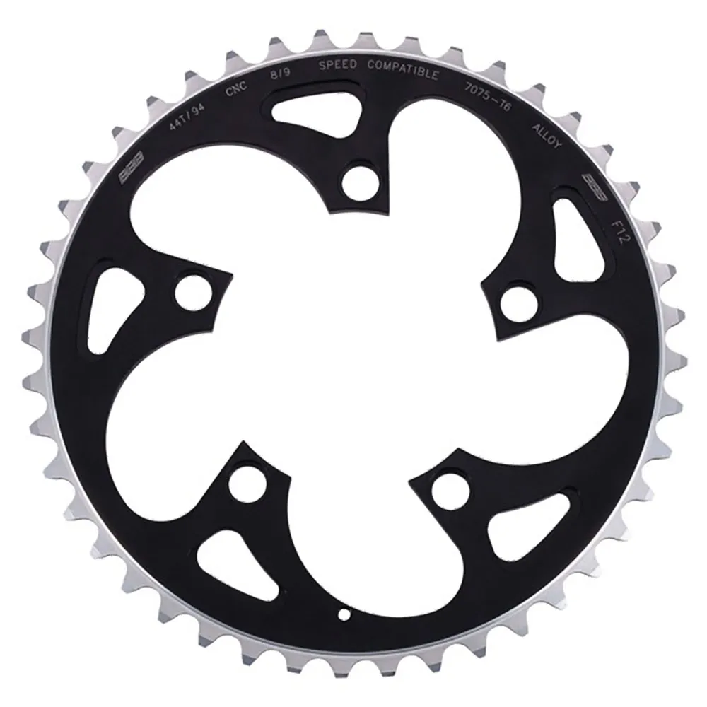 BBB Roundabout 5 Bcr-01 94 Bcd Kedjehjul, Black / silver, 46t BBB Roundabout 5 Bcr-01 94 Bcd Kedjehjul, Black / silver, 46t