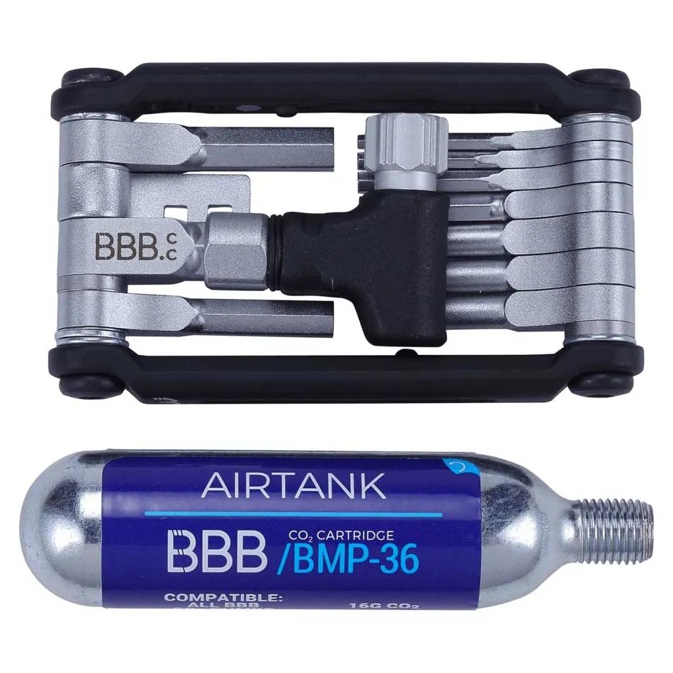 BBB Royalfold Co2 Multiverktyg, Black / silver, One Size