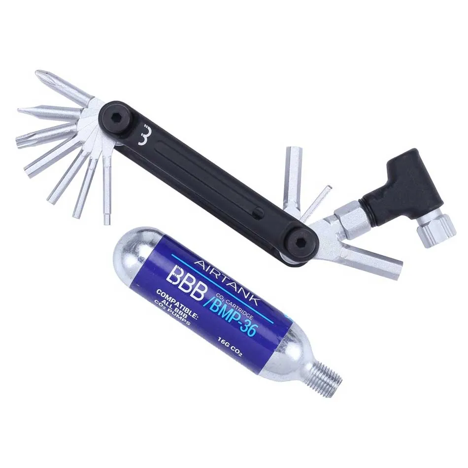BBB Royalfold Co2 Multiverktyg, Black / silver, One Size