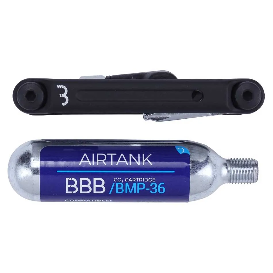 BBB Royalfold Co2 Multiverktyg, Black / silver, One Size