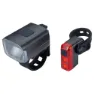 BBB Stud Strap 33 + Bls-144 Cykellampset, Black, 140lm