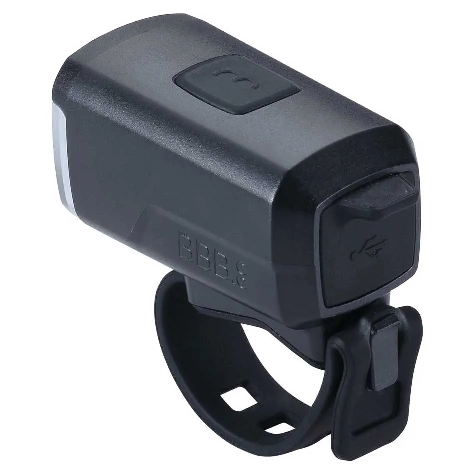 BBB Stud Strap 33 Framlampa, Black, 130 Lumens