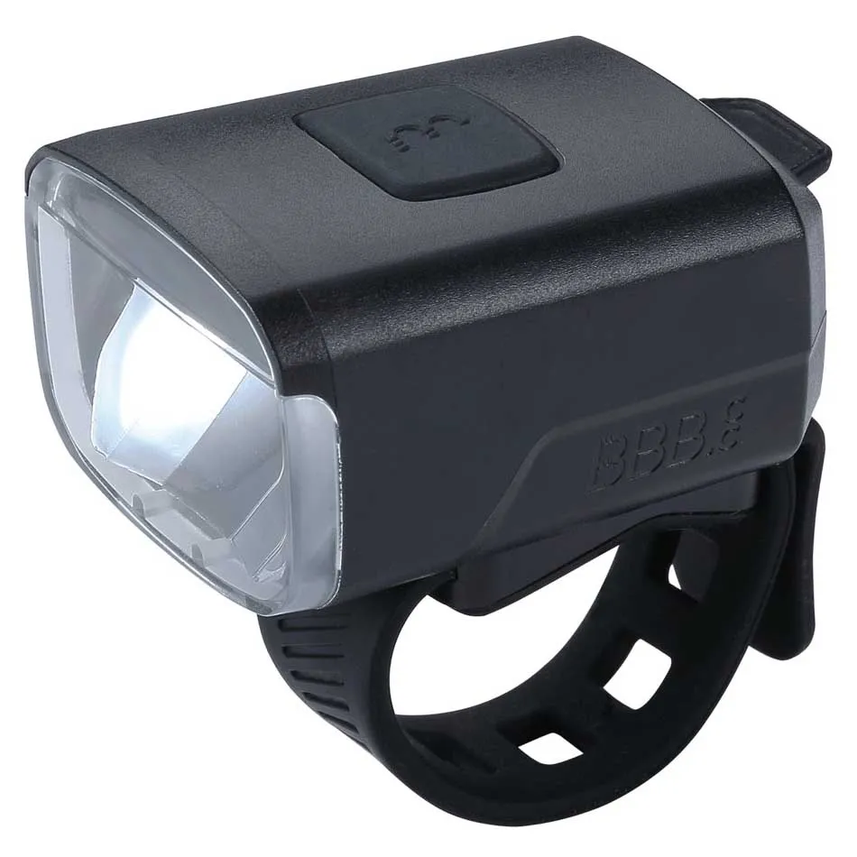 BBB Stud Strap 33 Framlampa, Black, 130 Lumens