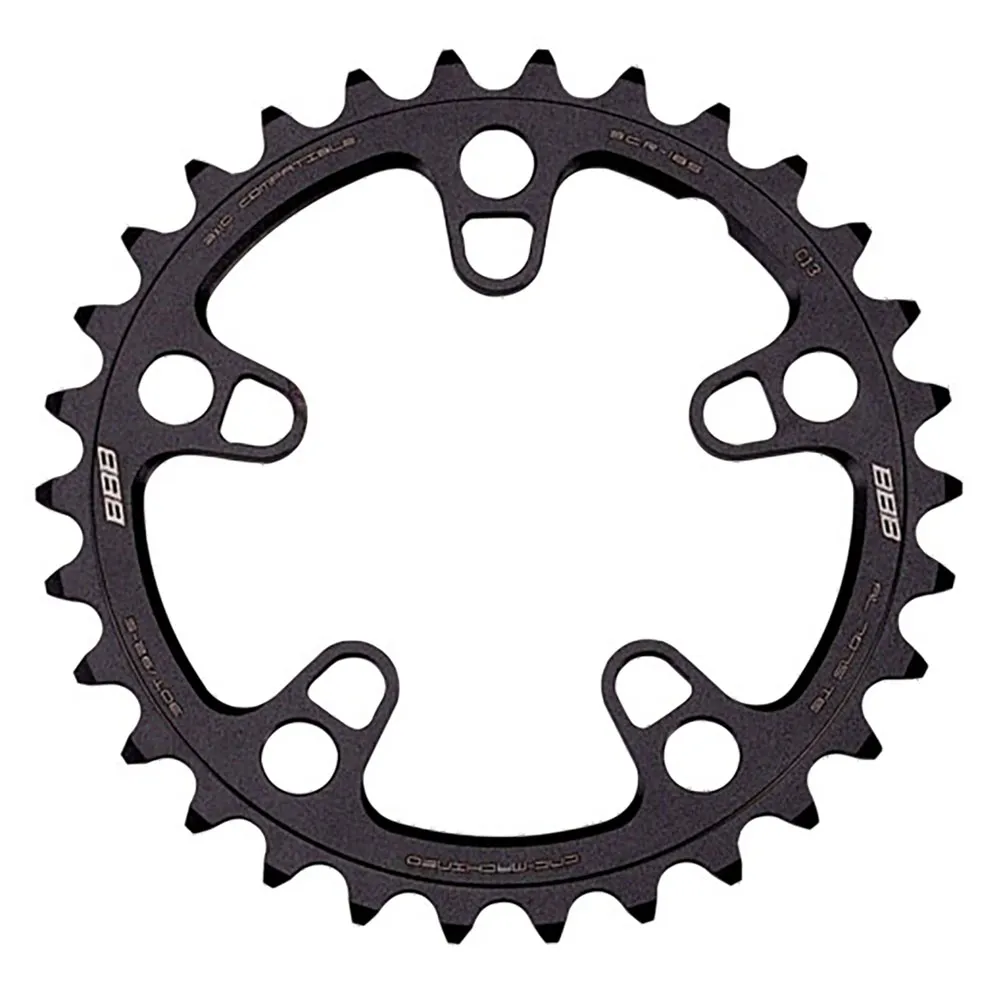 BBB Triplegear Bcr-18s 92 Bcd Kedjehjul, Black, 30t BBB Triplegear Bcr-18s 92 Bcd Kedjehjul, Black, 30t