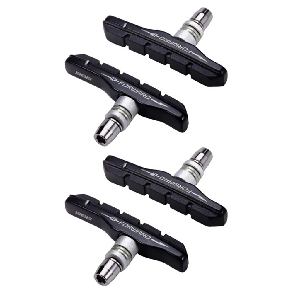 BBB Veestop Kompletta Fälgbromsbelägg 2 Par, Black, One Size