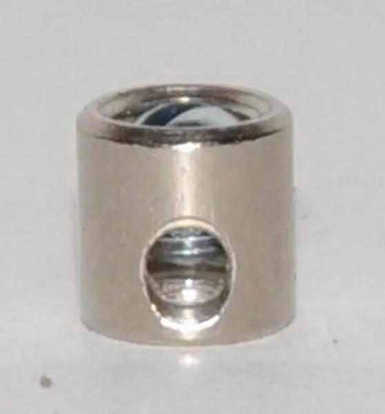 BBG 1 stk. skruvnippelø1,8 5,5x5,5mm, Silver BBG 1 stk. skruvnippelø1,8 5,5x5,5mm, Silver