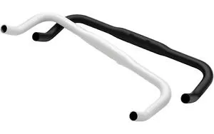 BBG Bullhornstyre till Fixie cyklar 40 cm 25,4 mm Vit