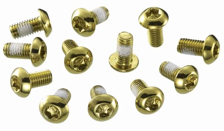 BBG Bultar till bromsskiva, 12 st. guld BBG Bultar till bromsskiva, 12 st. guld