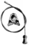 BBG Cantilever kabel adapter, Silver