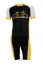 BBG Cykelstart.dk jersey svart/gul, Gul/svart, L