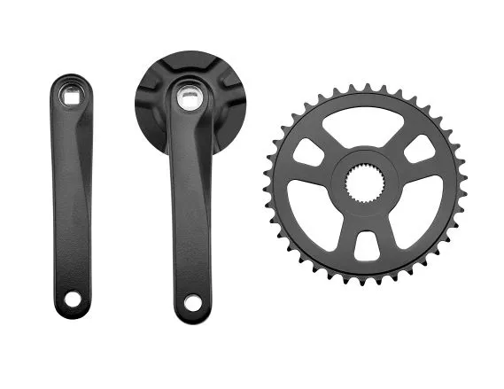 BBG El-Cykel Vevparti Alu 38T 170, Svart BBG El-Cykel Vevparti Alu 38T 170, Svart