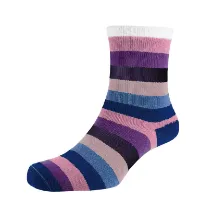 BBG Heat2 Deluxe Cabin Socks Blårandig BBG Heat2 Deluxe Cabin Socks Blårandig