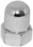 BBG Hjulmutter 9 mm kupol