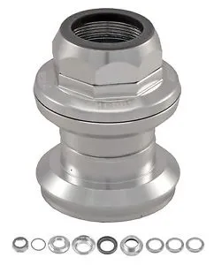 BBG Komplet styrlager 1"30 mm i top och botten silver BBG Komplet styrlager 1"30 mm i top och botten silver