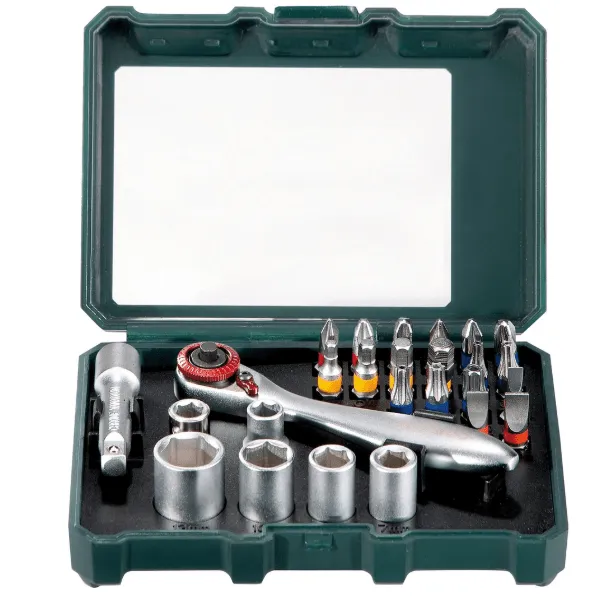 BBG METABO Bit/Topnøglesæt m. 26 delar BBG METABO Bit/Topnøglesæt m. 26 delar