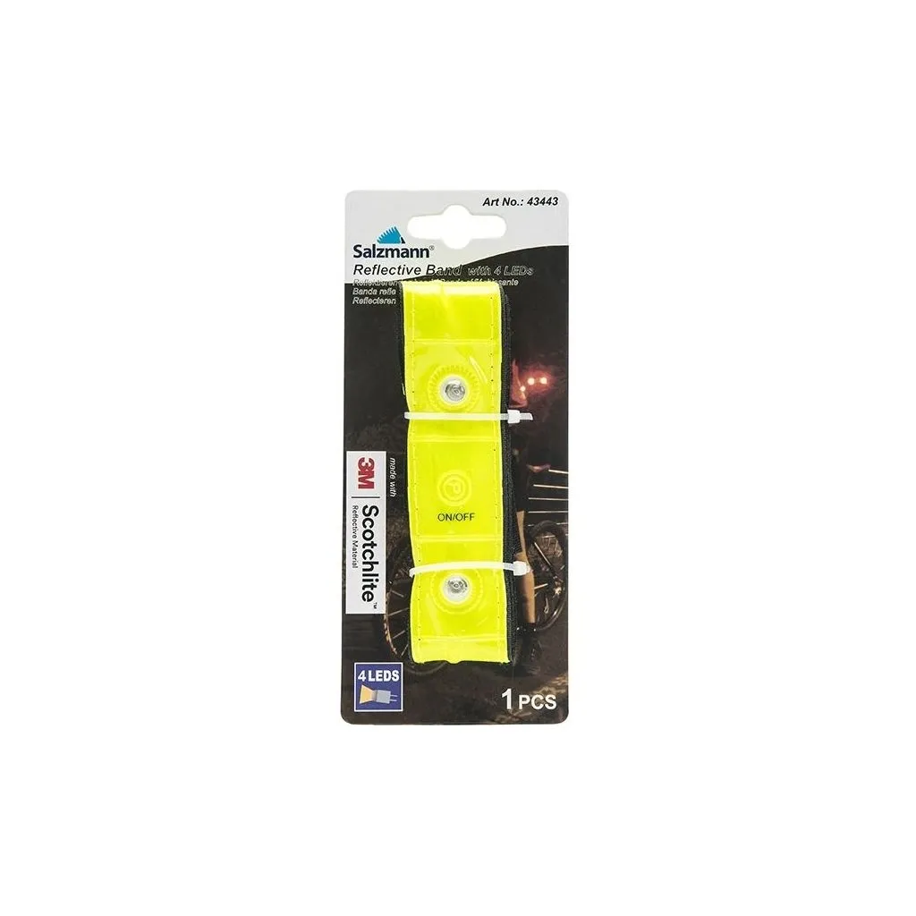 BBG Salzmann Reflexarmband med 4 LED Ljus