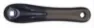 BBG Vevarm venster svart vågrätt paralell fyrkant alu 170mm