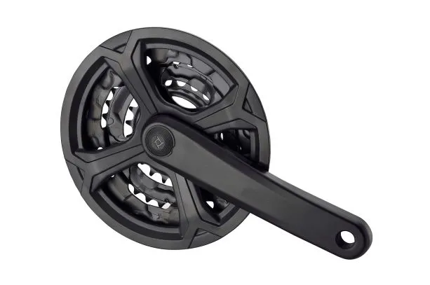 BBG Vevparti med 3 drev 42/32/22T 175 mm pedalarm, Svart BBG Vevparti med 3 drev 42/32/22T 175 mm pedalarm, Svart