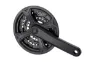 BBG Vevparti med 3 drev 42/32/22T 175 mm pedalarm, Svart