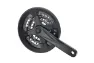 BBG Vevparti med 3 drev 44/32/22T 175 mm pedalarm, Svart