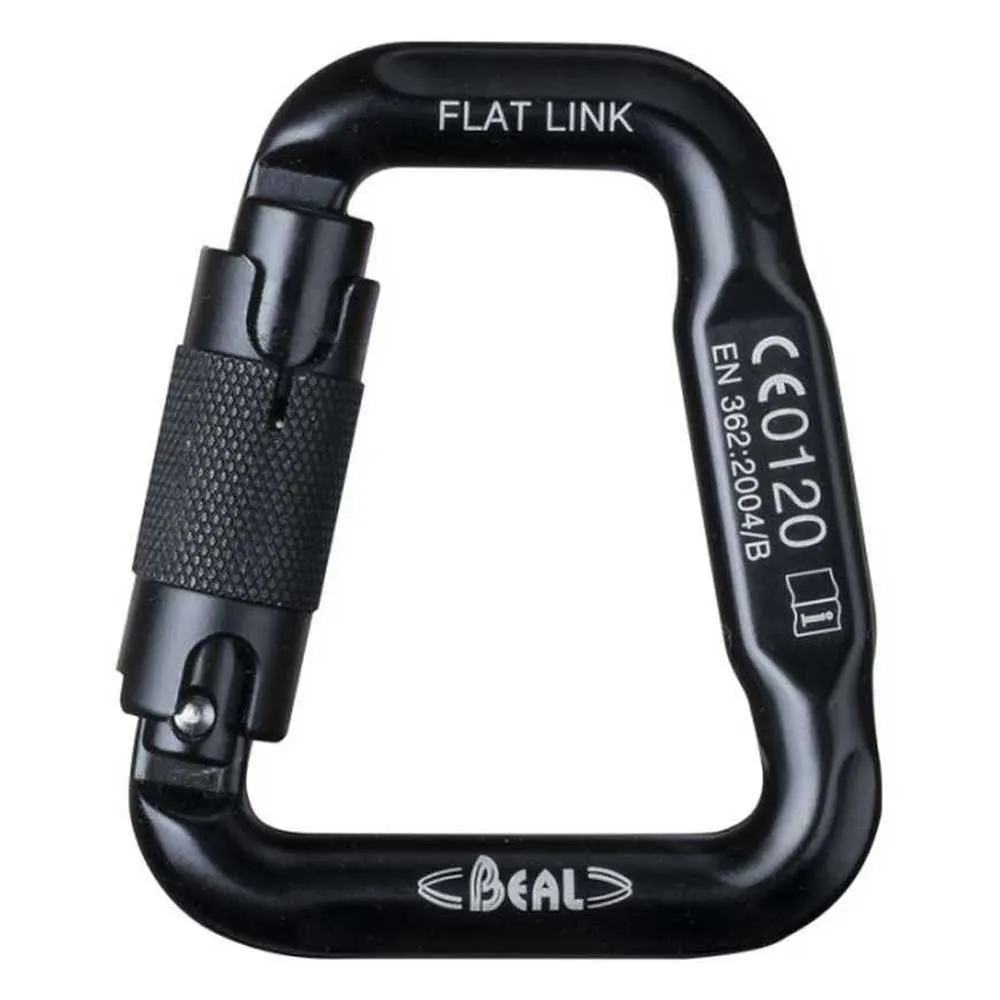 Beal Flat Link Karabinkrok, Black, One Size Beal Flat Link Karabinkrok, Black, One Size