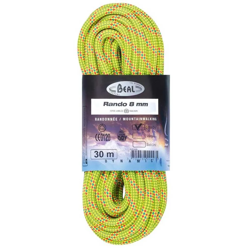 Beal Rando Golden Dry 8 Mm Rep Beal Rando Golden Dry 8 Mm Rep