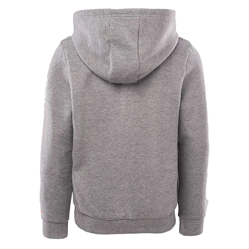 Bejo Akio Sweatshirt Med Dragkedja, Grey melange / carrot, 140cm