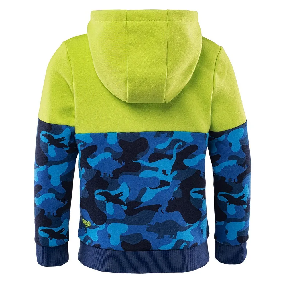 Bejo Ralphy Sweatshirt Med Dragkedja, Lime green / dino moro, 116cm
