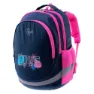 Bejo Scooler Ryggsäck, Medieval blue love print / silver pink