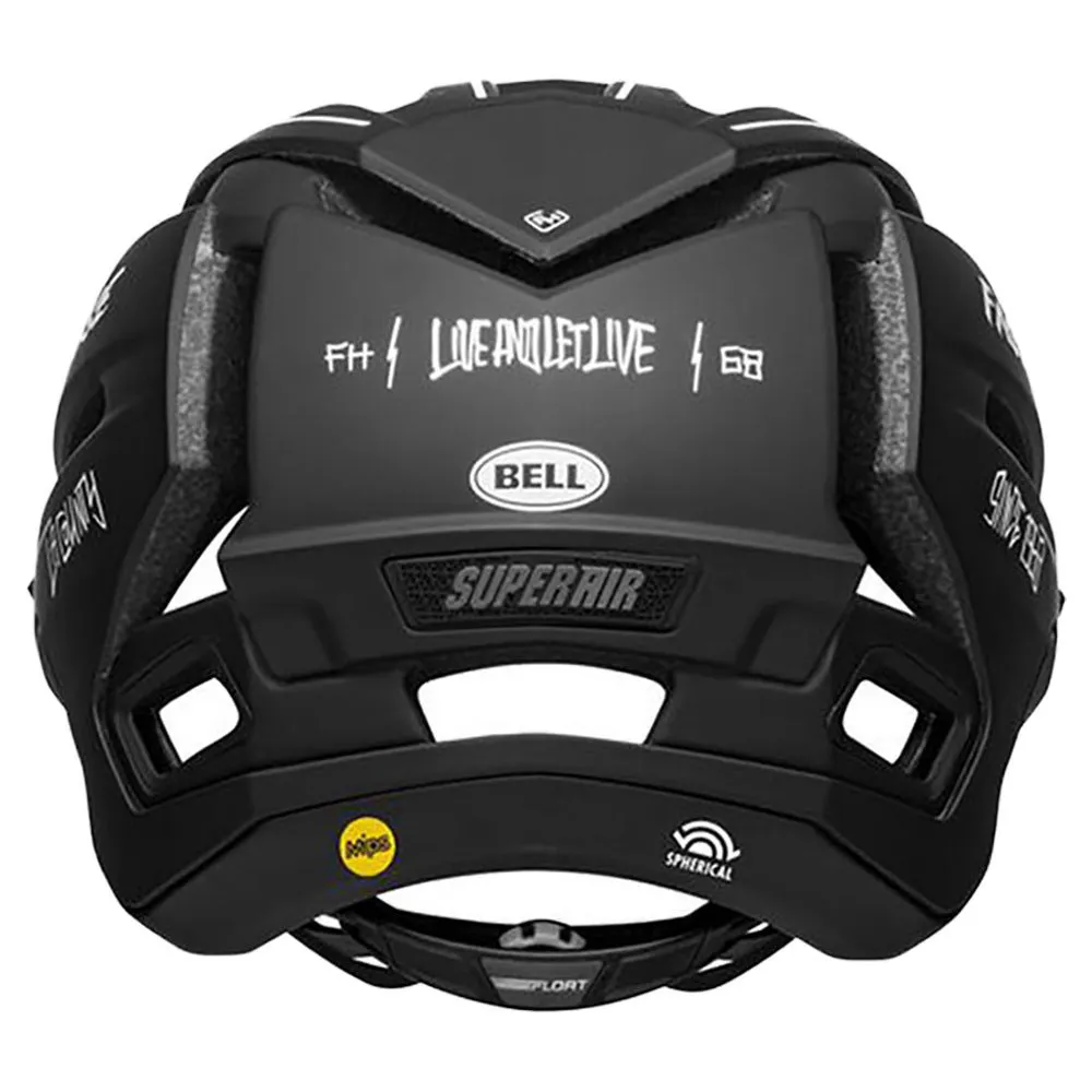 Bell Super Air Spherical Mtb-hjälm, Black / white