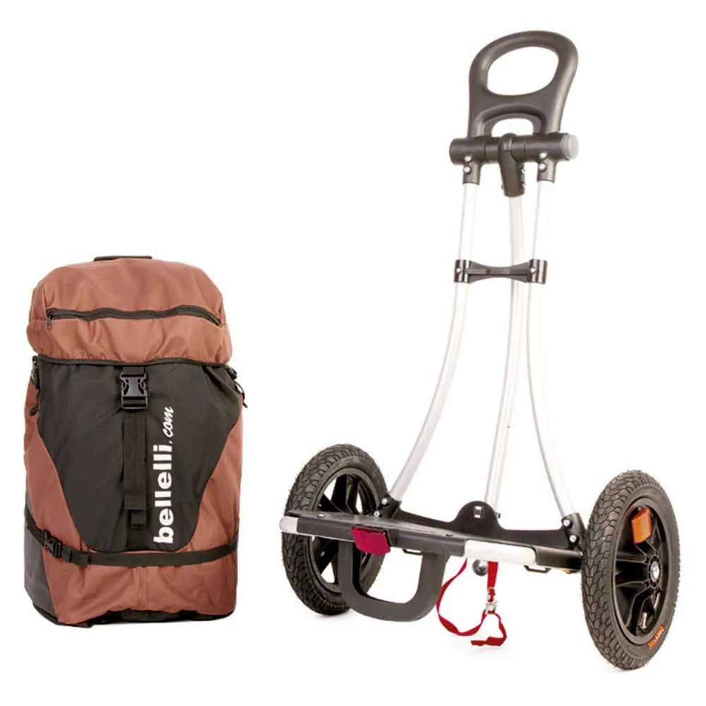 Bellelli B-tourist Frame System Cykelkärra, Brown, Max 25kg