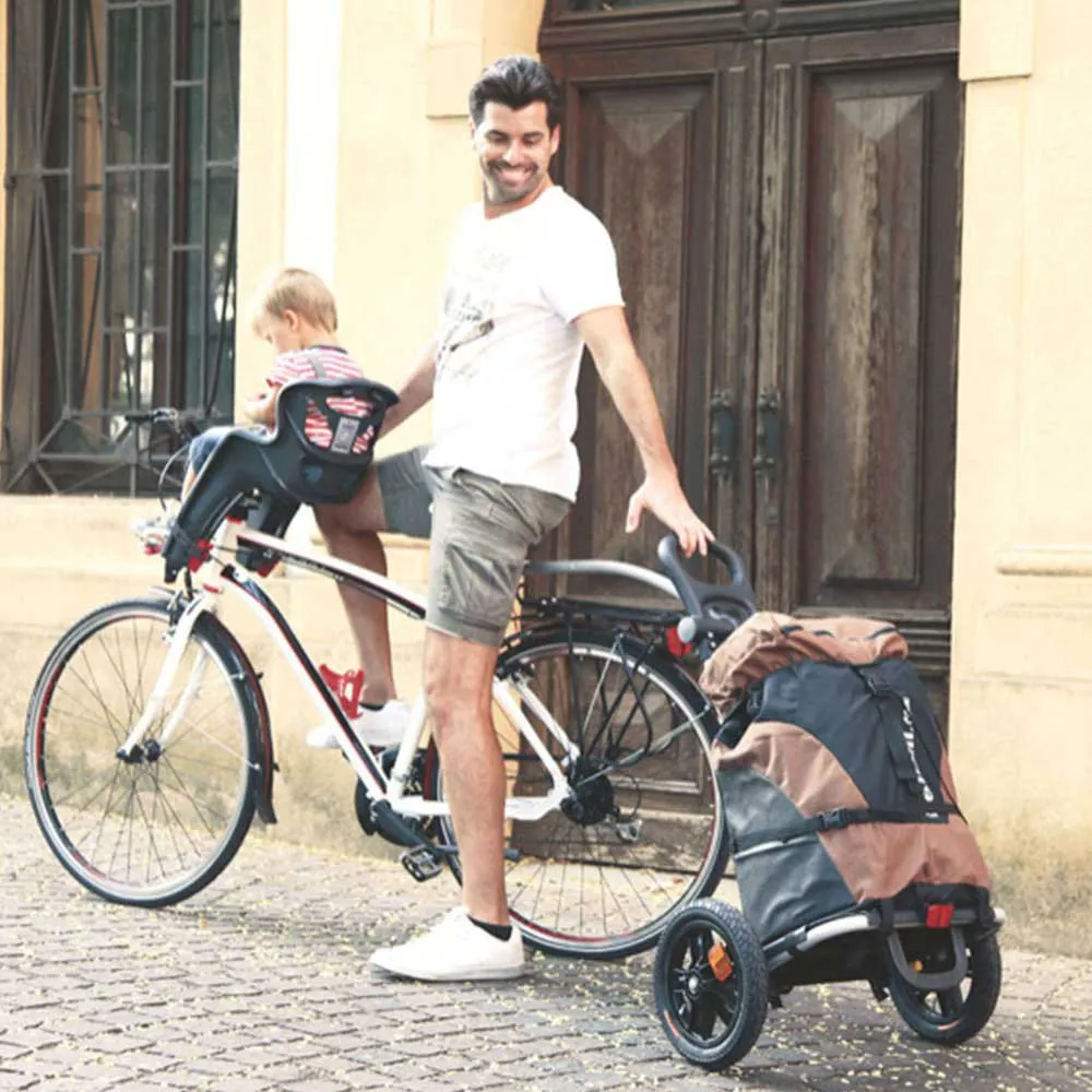Bellelli B-tourist Frame System Cykelkärra, Brown, Max 25kg