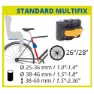 Bellelli Little Duck Standard Multifix Barnstol På Baksidan Av Cykeln, Yellow hi viz, Max 22kg