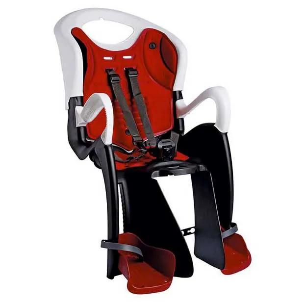 Bellelli Maxi City Urban Tiger Relax Barnstol På Baksidan Av Cykeln, White / black / red, Max 22kg Bellelli Maxi City Urban Tiger Relax Barnstol På Baksidan Av Cykeln, White / black / red, Max 22kg