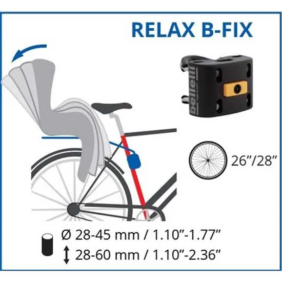 Bellelli Mrfox Luxe Easy Dream Barncykelstol, Black, Max 22kg Bellelli Mrfox Luxe Easy Dream Barncykelstol, Black, Max 22kg