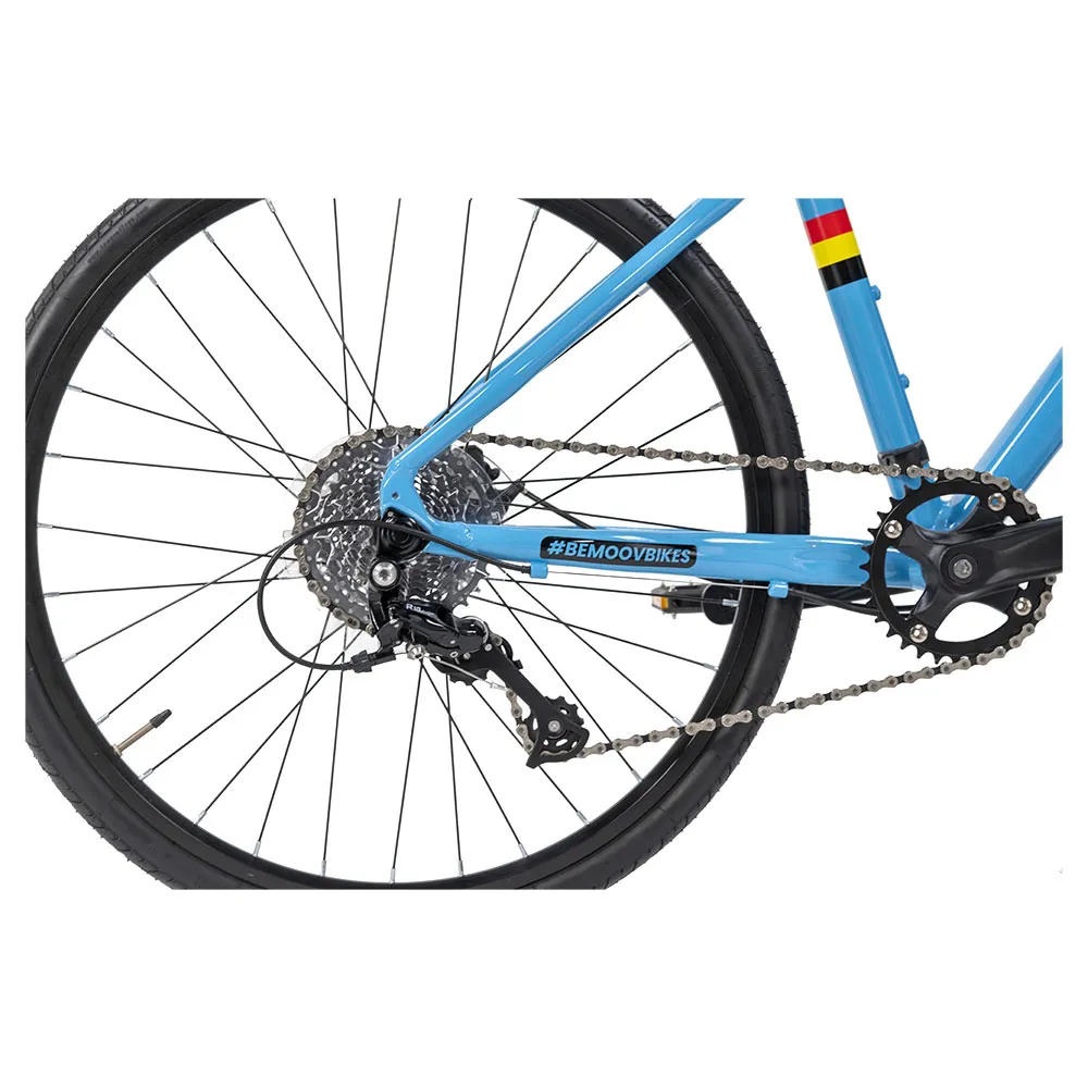 Bemoov R24´´ Cs-h100 10s 2024 Gravelcykel Refurbished, Blue, 10-16Y Bemoov R24´´ Cs-h100 10s 2024 Gravelcykel Refurbished, Blue, 10-16Y