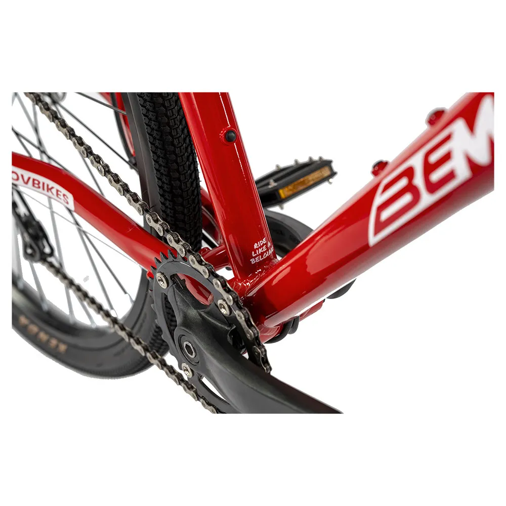 Bemoov R26´´ Cs-h100 10s 2024 Gravelcykel, Red, 10-16Y Bemoov R26´´ Cs-h100 10s 2024 Gravelcykel, Red, 10-16Y