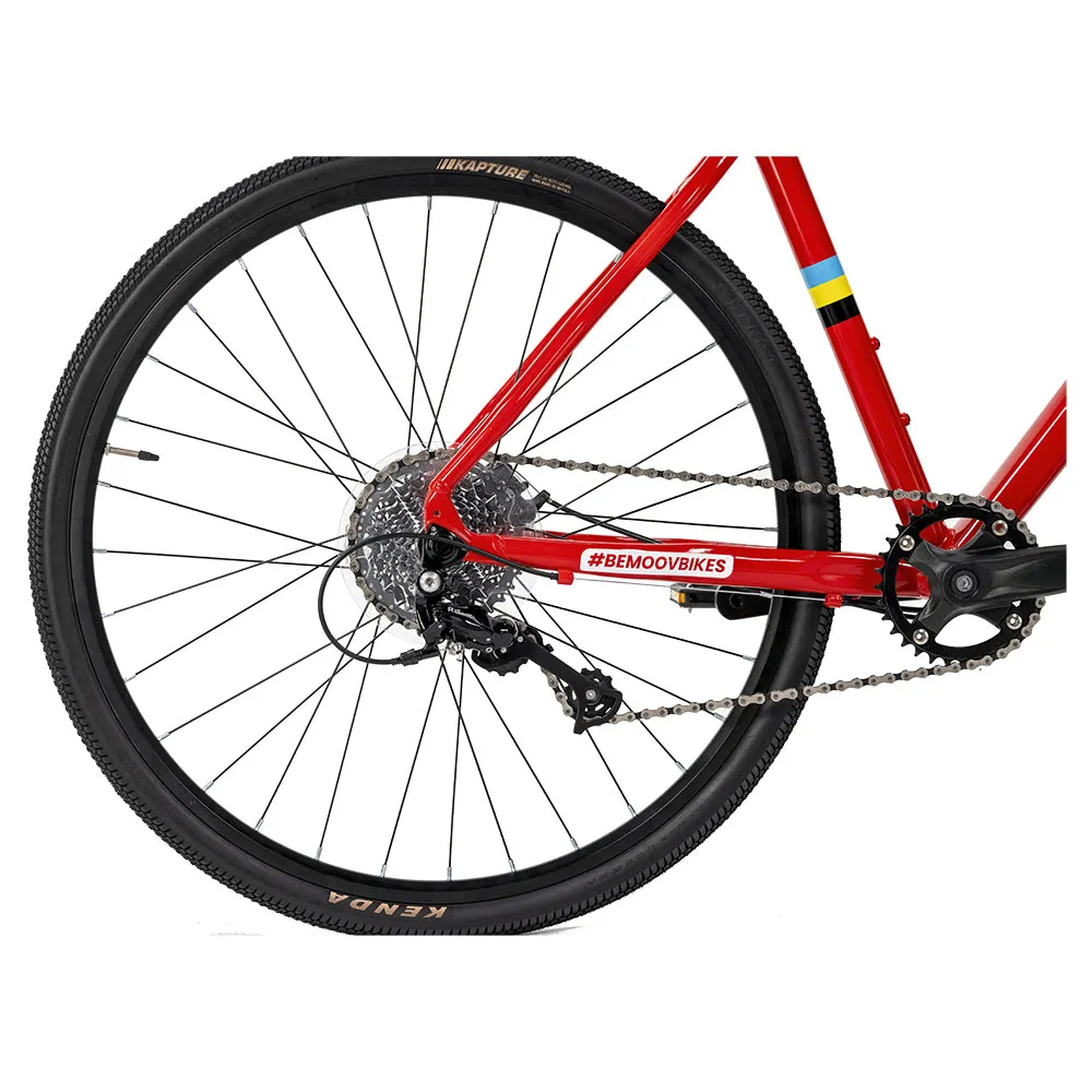 Bemoov R26´´ Cs-h100 10s 2024 Gravelcykel, Red, 10-16Y Bemoov R26´´ Cs-h100 10s 2024 Gravelcykel, Red, 10-16Y
